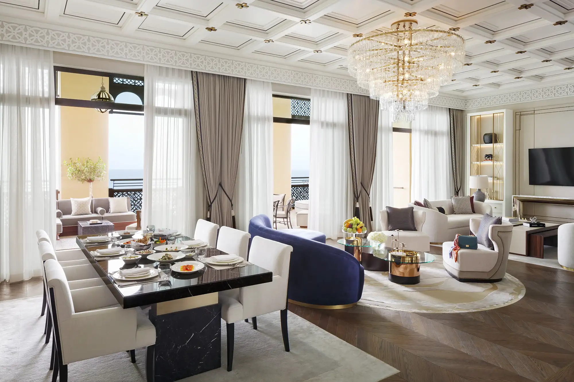 ISG Middle East Feature - Madinat Jumeirah Mina A Salam Royal Suite Dining Area