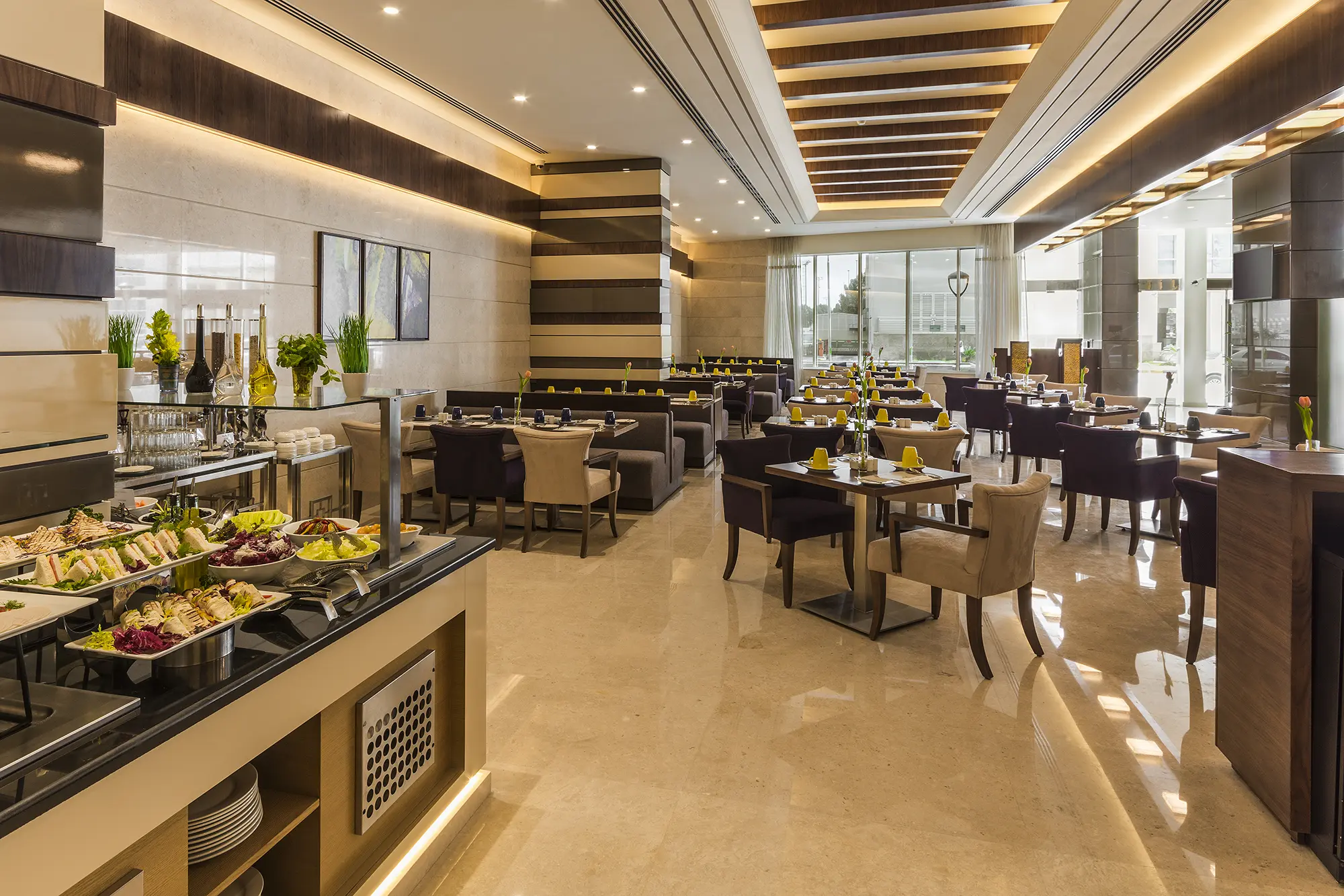 ISG Middle East Golden Tulip Hotel Fit Out Restaurant 3